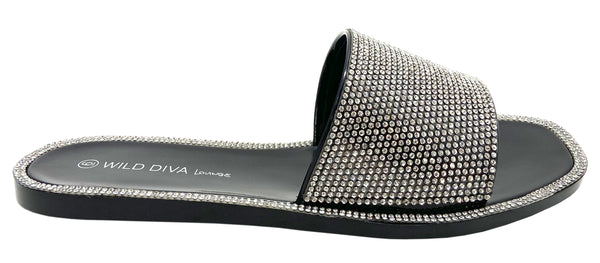 JACELYN-01 RHINESTONE BLING STYLISH SANDALS – Wild Diva