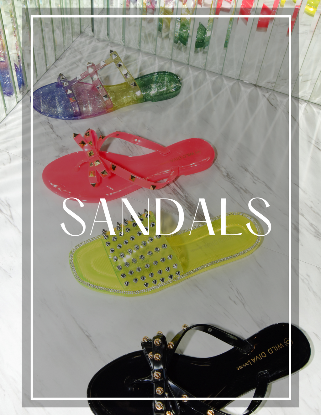 Jelly Sandals. Click here to shop sandals 