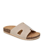 Wild Diva Women's Cork Resort Slip On Slide Sandals