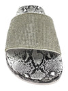 Wild Diva Women's Slides Rhinestone Glitter Sandals