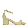 LARINA-29 Open Toe Ankle Strap Low Chunky Block Heel Sandals