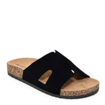 Wild Diva Women's Cork Resort Slip On Slide Sandals