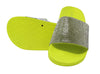 Wild Diva Women's Slides Rhinestone Glitter Sandals