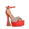 VA COBRA ENVY-06 Satin Rhinestone Structural Planform Heels