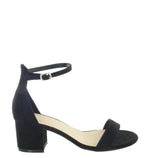 LARINA-29 Open Toe Ankle Strap Low Chunky Block Heel Sandals