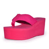 HEAT-01 Platform Wedge Flip Flop Sandals