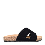 Wild Diva Women's Cork Resort Slip On Slide Sandals