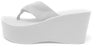 Wild Diva Women's Ultra High 3.5" Platform Wedge Flip Flop Sandals