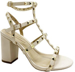 SUSIE-20 Studded Heeled Sandals