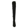 SLAY-08 Lace-Up Over The Knee Block Heel Boots