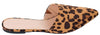 Wild Diva Women Pointed Toe Slip On Kitten Low Heel Mules Flats Pumps Slides Celica-01