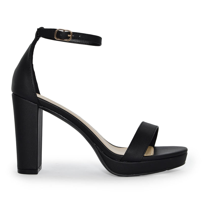 Buy Black Heeled Sandals for Women by FROH FEET Online | Ajio.com