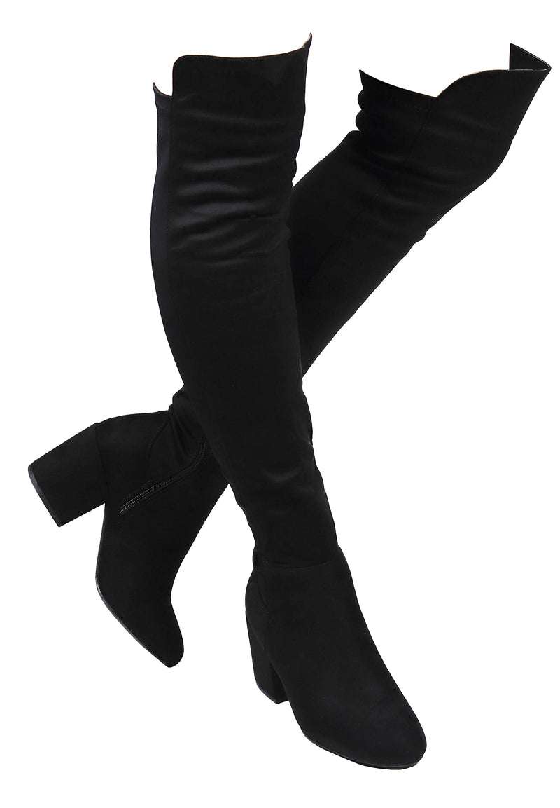 ADA-02 CHUNKY HEEL OVER THE KNEE BOOTS