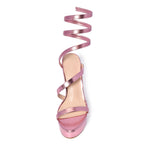 BALI-04 Wrap Around Strappy Ultra High Platform Chunky Block Heel Sandals