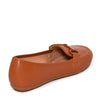 ELLIS-01 Classic Almond Toe Metal Hardware Loafer Flats