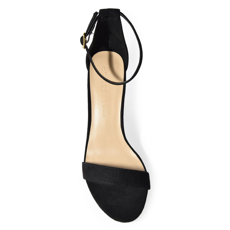 Monet Black Suede Ankle Strap Heels | Workwear | Collections | L.K.Bennett,  London