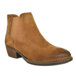 VICTOR-01 Genuine Leather Distressed Almond Toe Chelsea Boots