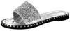TIA-19 Sparkle Toes Rhinestone Slide Sandals