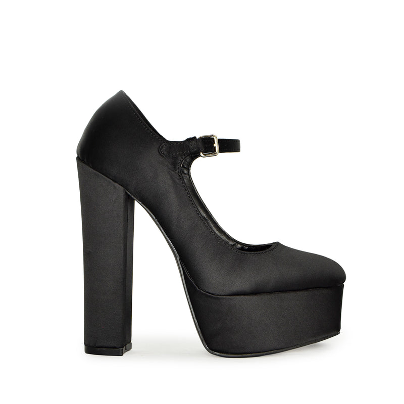 Buy Pablo Black Statement High Platform Heel Mary Jane Sandals | Sandals |  Rag & Co United States
