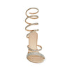 Wild Diva Spiral Rhinestone Strappy Ankle Chunky Block Heels