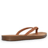 PONA-17 Braided Square Toe Thong Flip Flop Sandals