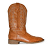 WEST-01 Faux Leather Western Square Toe Cowboy Boots