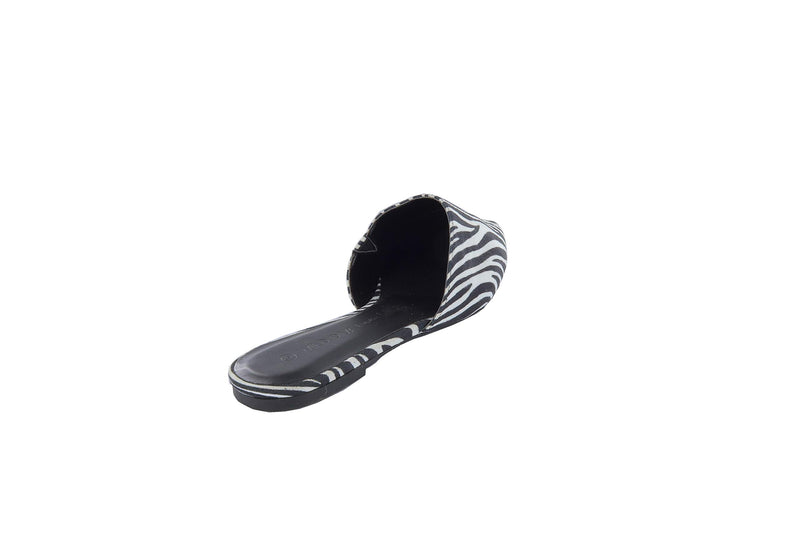 Wild Diva Women Pointed Toe Slip On Kitten Low Heel Mules Flats Pumps Slides Celica-01