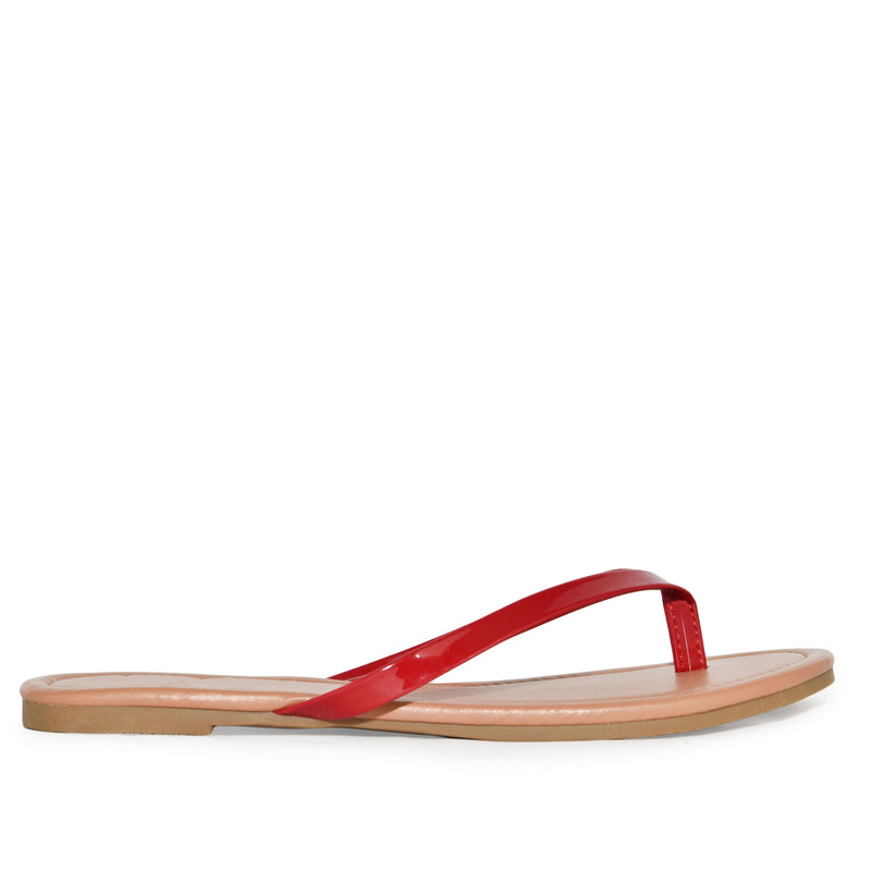 Patent Strap Sandals