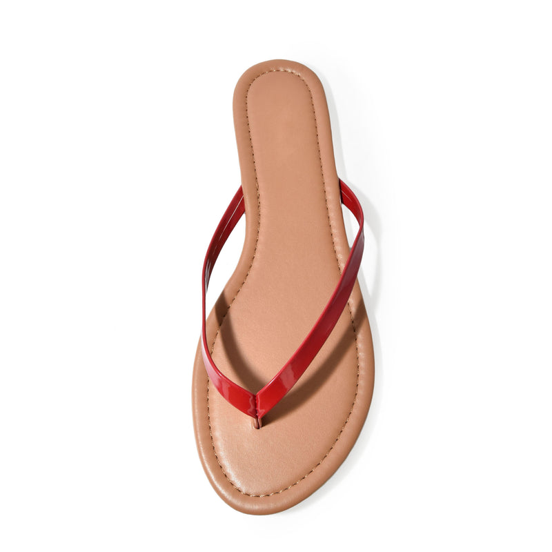 Patent Strap Sandals
