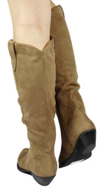 DUKE-02 STYLISH COW GIRL TALL BOOTS