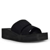 FELICE-01 Double Strap Lycra EVA Platform Square Toe Sandals