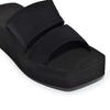 FELICE-01 Double Strap Lycra EVA Platform Square Toe Sandals
