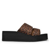 FELICE-01 Double Strap Lycra EVA Platform Square Toe Sandals
