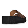 FELICE-01 Double Strap Lycra EVA Platform Square Toe Sandals