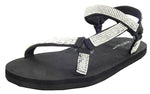 HEART-03  COMFORTABLE RHINESTONE SANDALS
