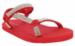 HEART-03 rhinestone flipflops