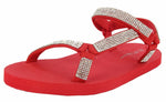 HEART-03  COMFORTABLE RHINESTONE SANDALS