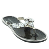 JOANIE-214 RHINESTONE EMBELLISHED JELLY SANDAL