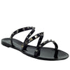 JOANIE-258 FLAT JELLY SLIDES SANDALS