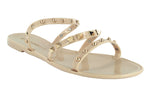 JOANIE-258 FLAT JELLY SLIDES SANDALS