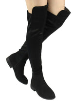OKSANA-132 FAUX SUEDE OVER THE KNEE HIGH BOOTS
