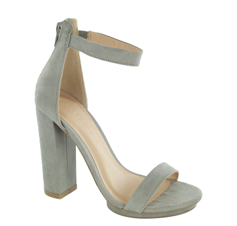 Lost Ink Blaise Grey Block Heel Sandals | ASOS | Grey block heel sandals, Sandals  heels, Heels
