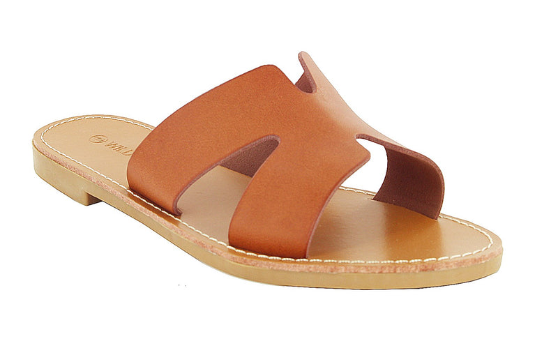 ROSE-04 Faux Leather Sandals