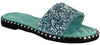 TIA-19 Sparkle Toes Rhinestone Slide Sandals