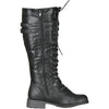 Timberly-65 Combat Stylish Knee High Boots