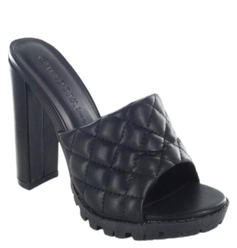 VIKKI-09 FASHIONABLE HIGH BLOCK HEELS