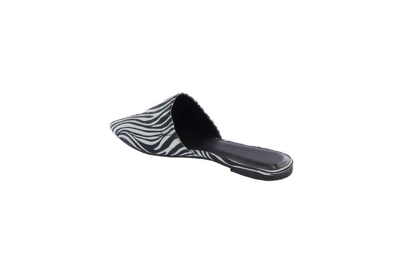 Wild Diva Women Pointed Toe Slip On Kitten Low Heel Mules Flats Pumps Slides Celica-01