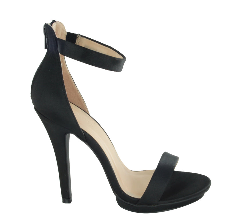 Amy 01 Wild Diva Womens Open Toe Ankle Strap High Stiletto Heel Platfo