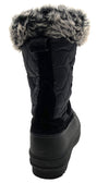 Wild Diva Women's Mid Calf Winter Snow Boots - Warm Faux Fur Boot