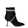 GLASGLOW-01 Embellished Pointy Toe Low Stiletto Heeled Boots